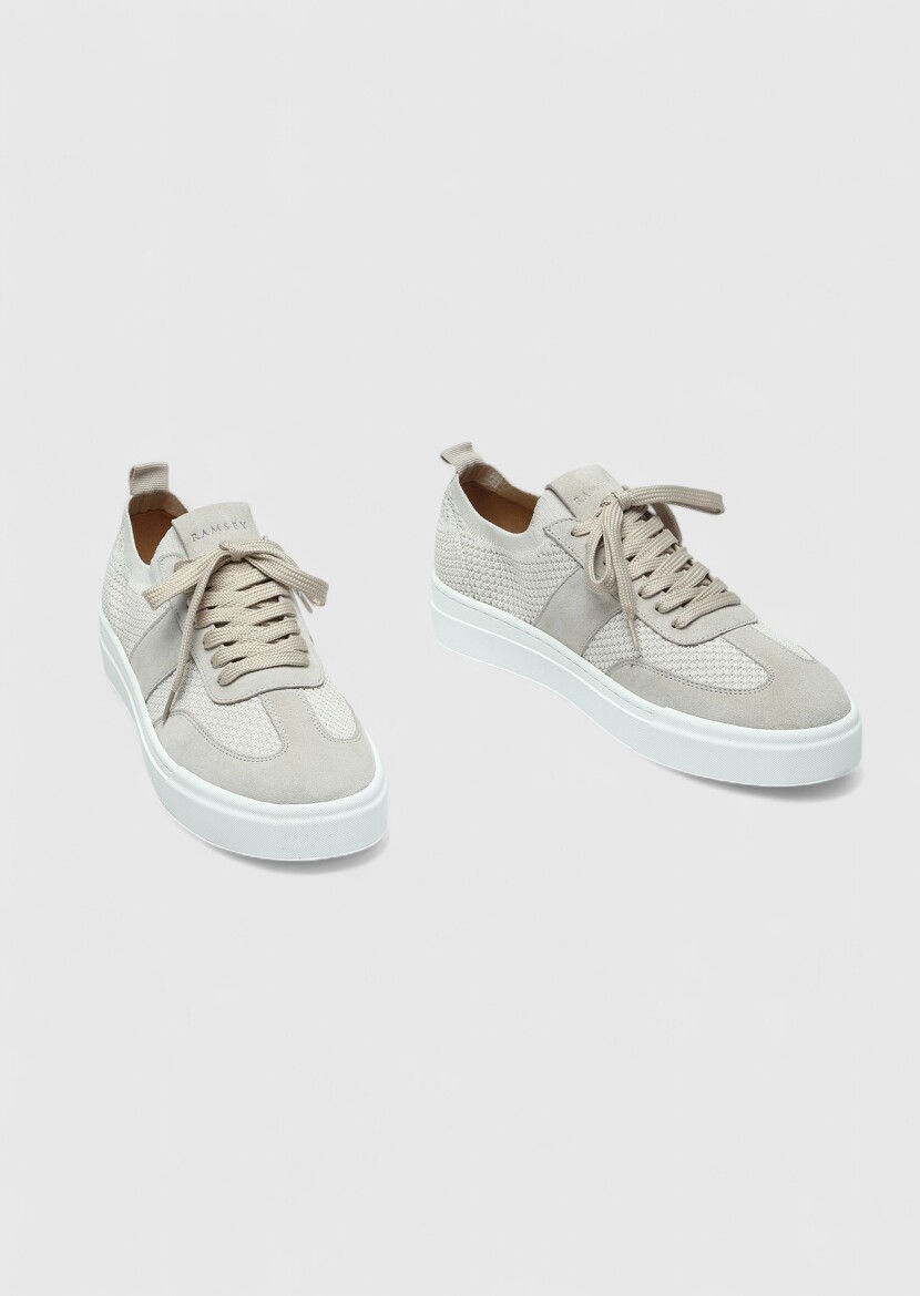 Beige Suede Sneaker - 3