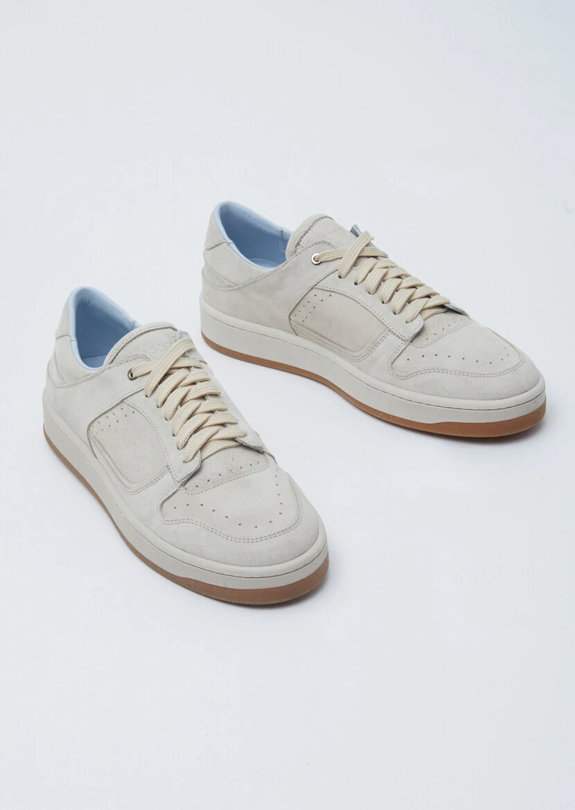 Beige Suede Sport Sneaker - 3