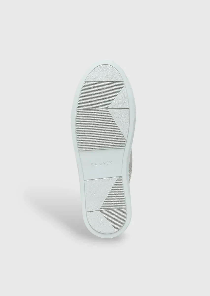 Beige Suede Sport Sneaker - 4