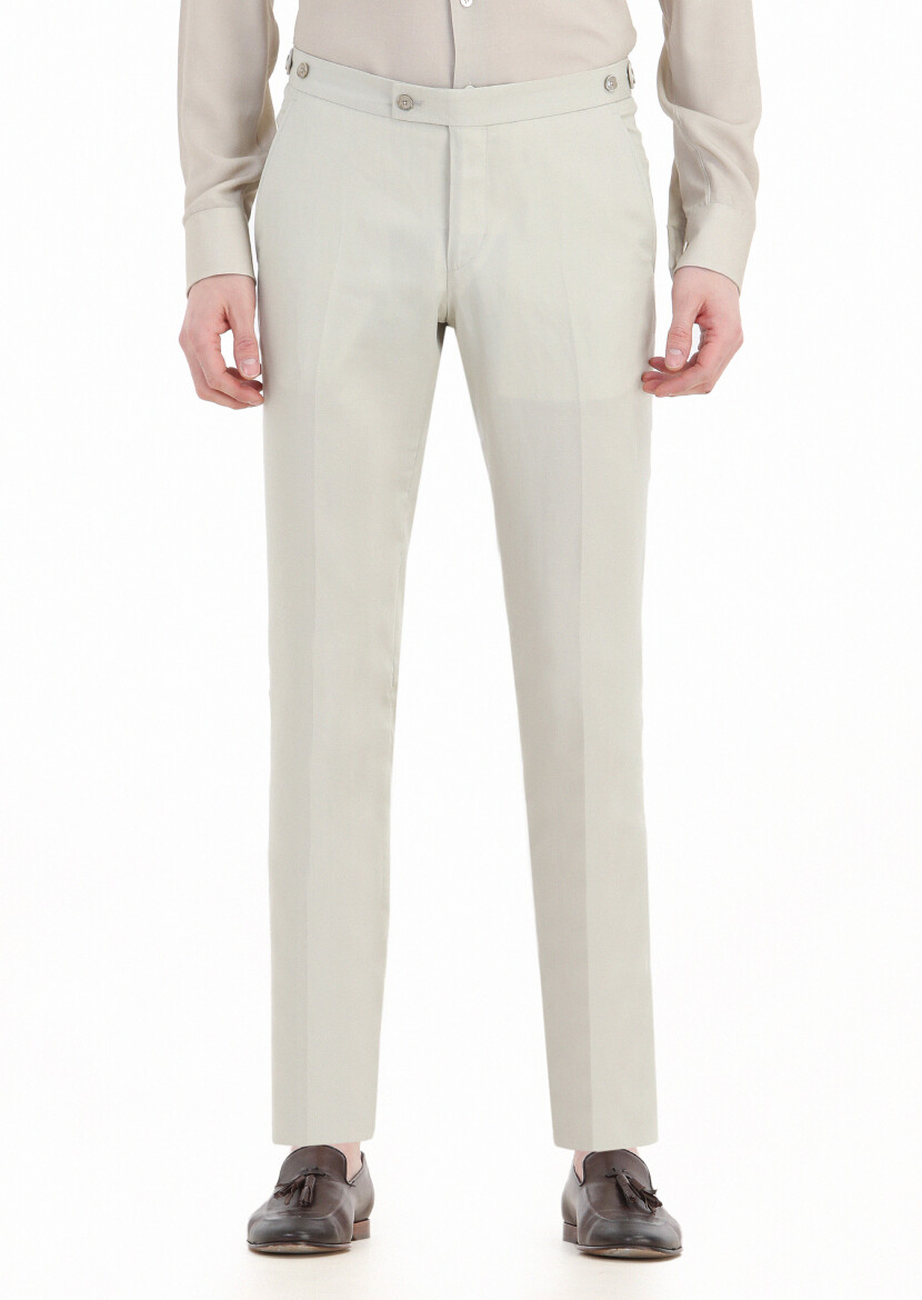 Beige Suit With Waistcoat - 3