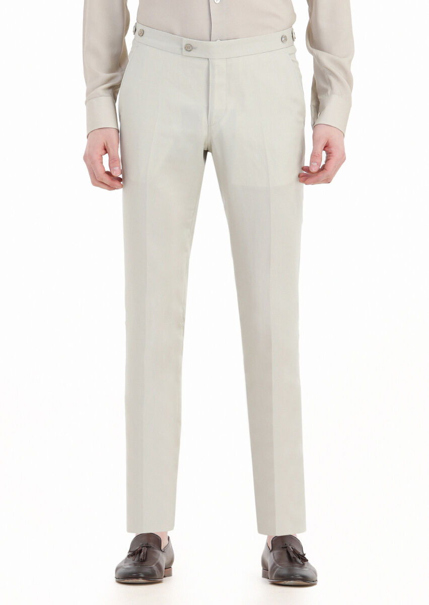 Beige Suit With Waistcoat - 3