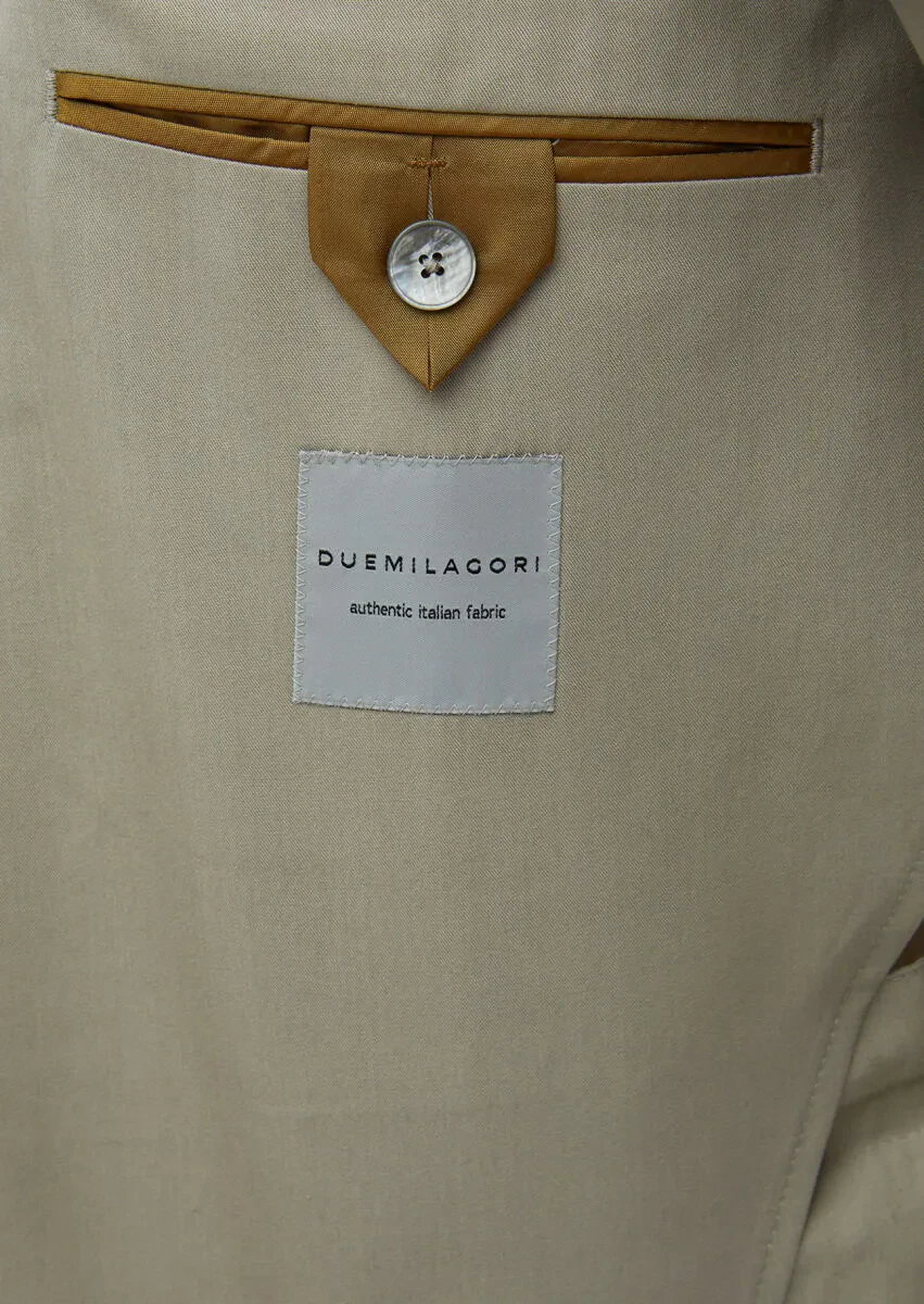 Beige Suit With Waistcoat - 8