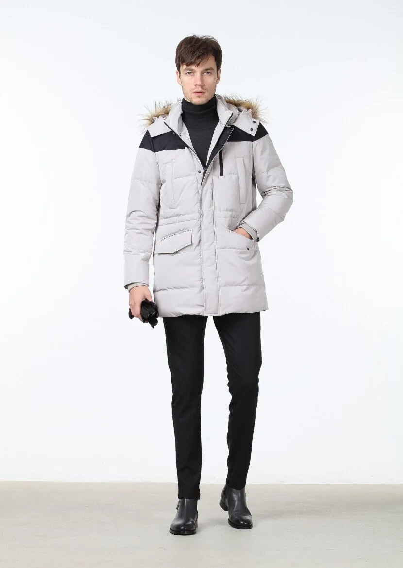 Beige Weaving Coat - 2