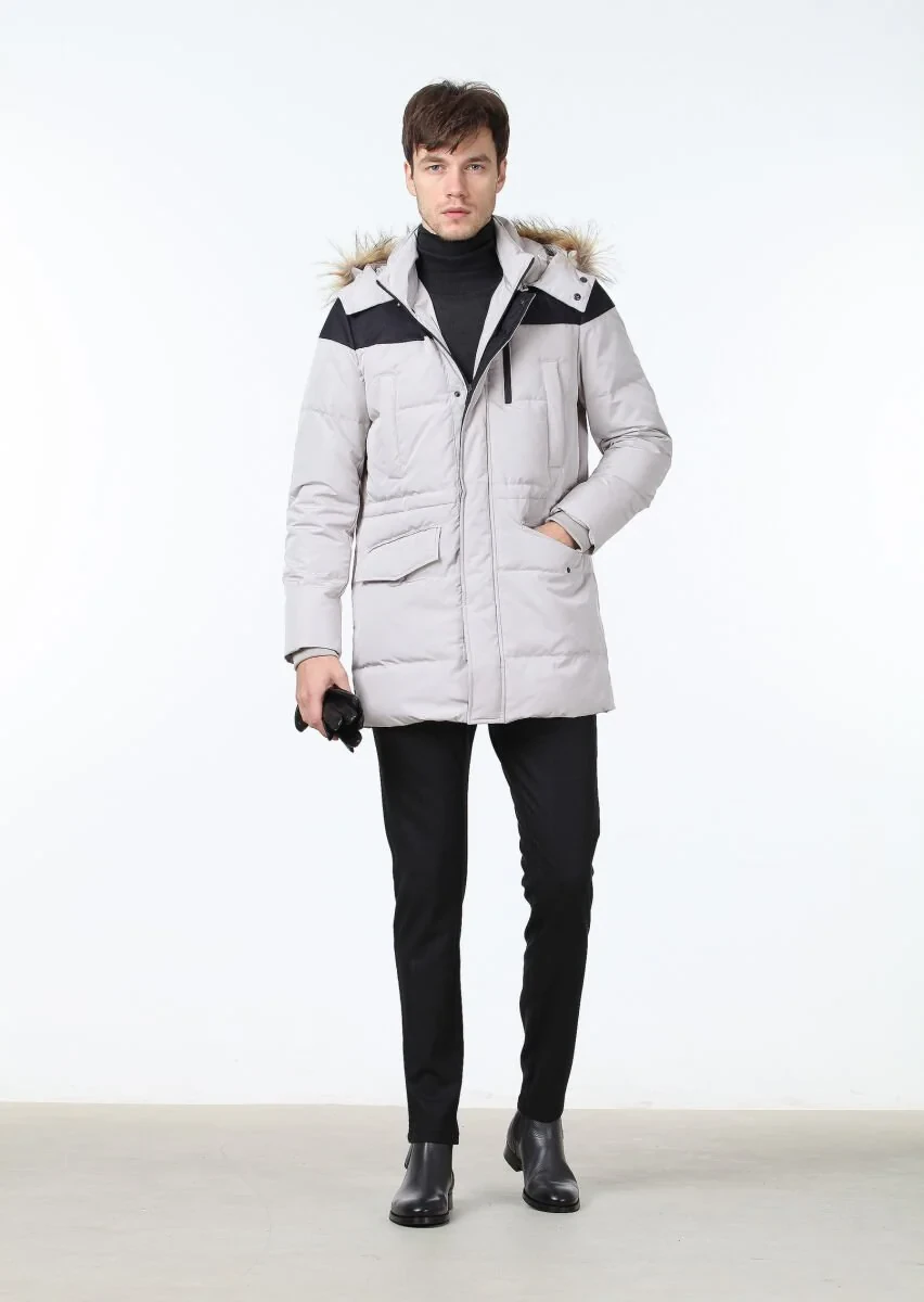 Beige Weaving Coat - 2