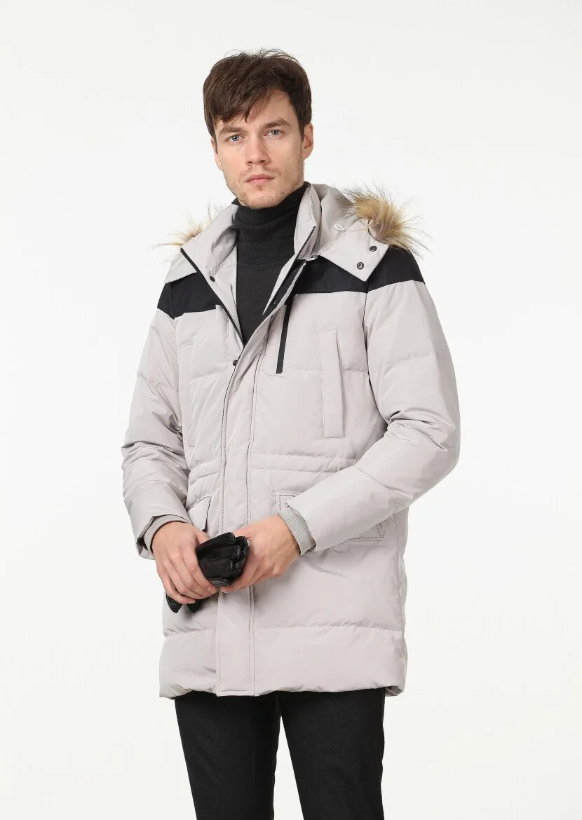Beige Weaving Coat - 3