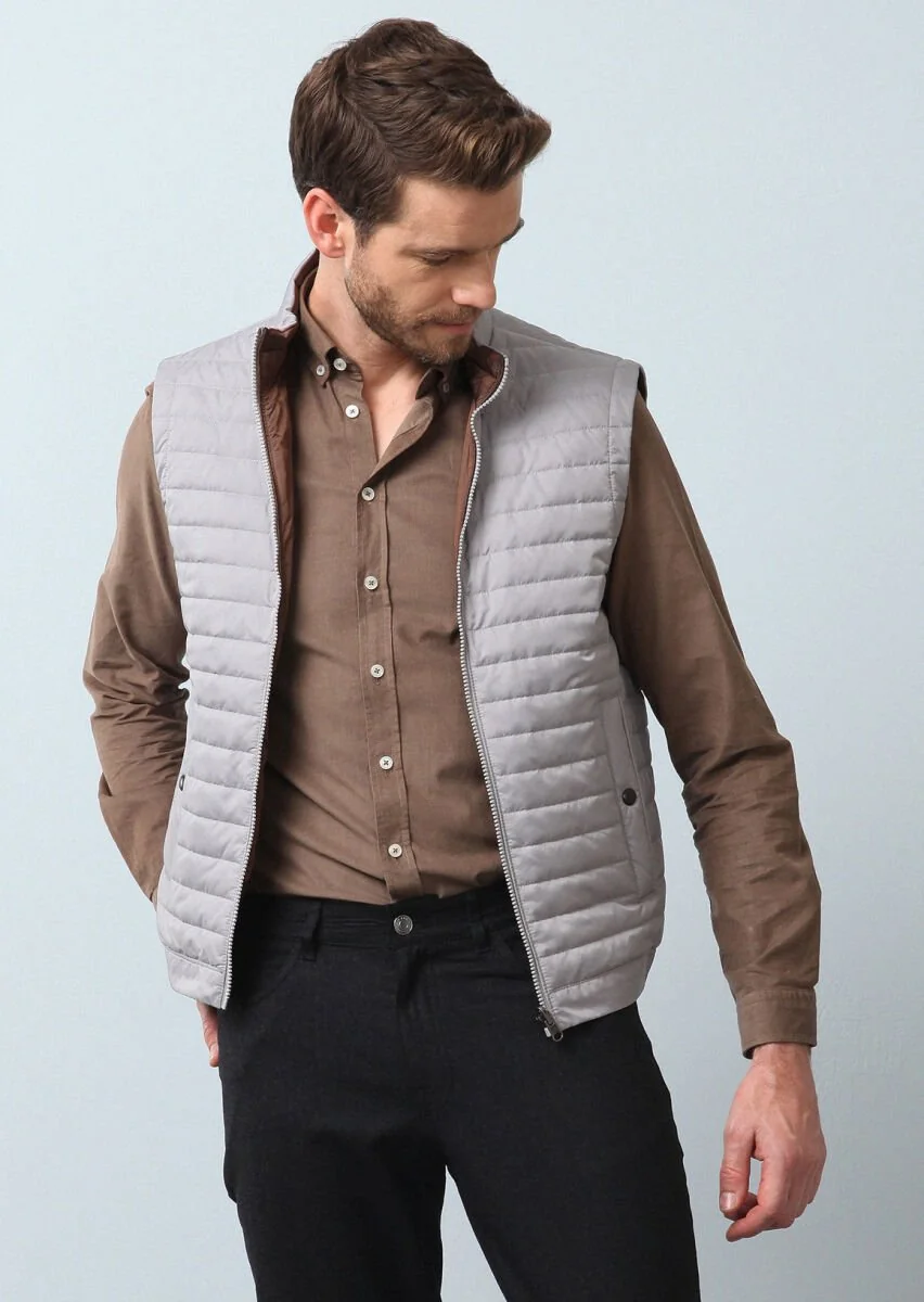 Beige Weaving Coat - 2
