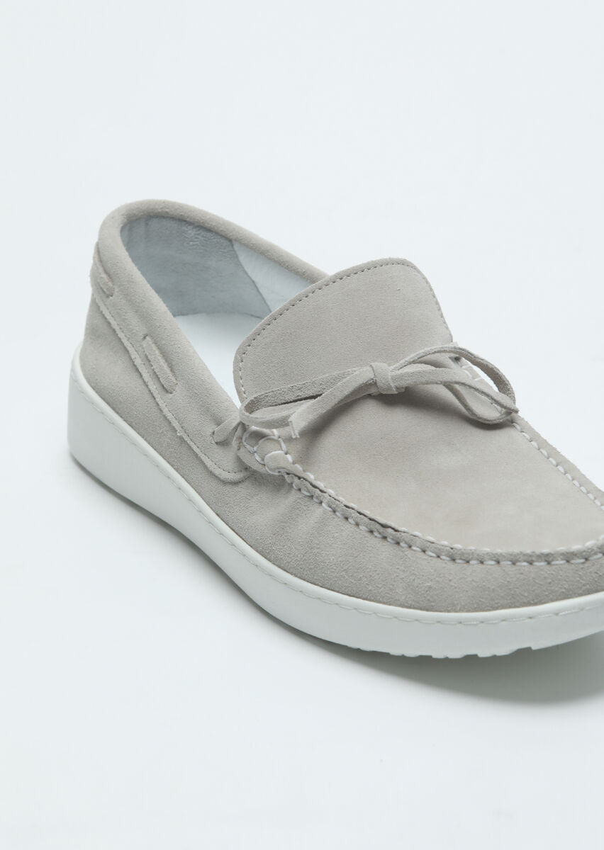 Bej Süet Casual Loafer - 2
