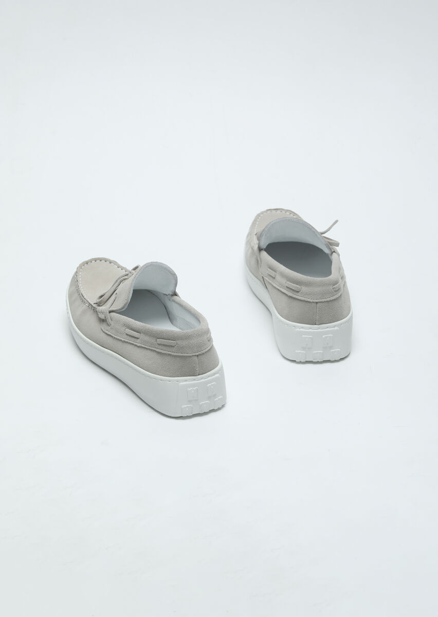 Bej Süet Casual Loafer - 5