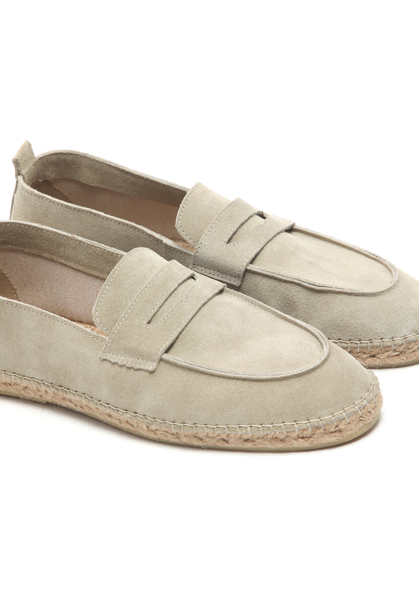 Bej Süet Casual Loafer - 3
