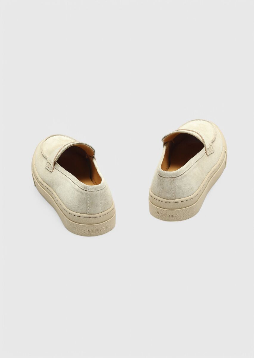 Bej Süet Casual Loafer - 5
