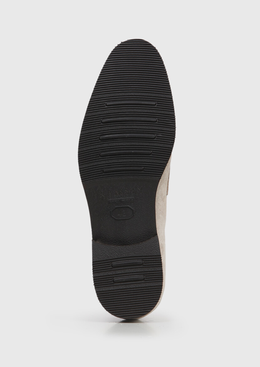 Bej Süet Casual Loafer - 4