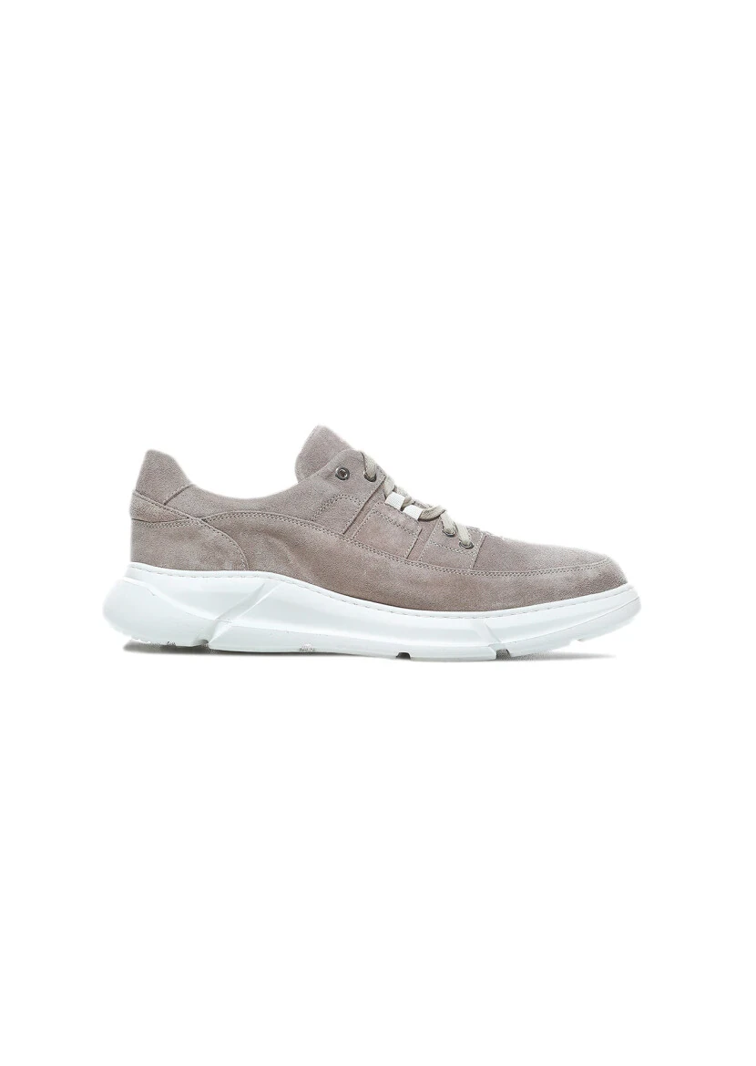 Bej Süet Casual Spor Ayakkabı - 1