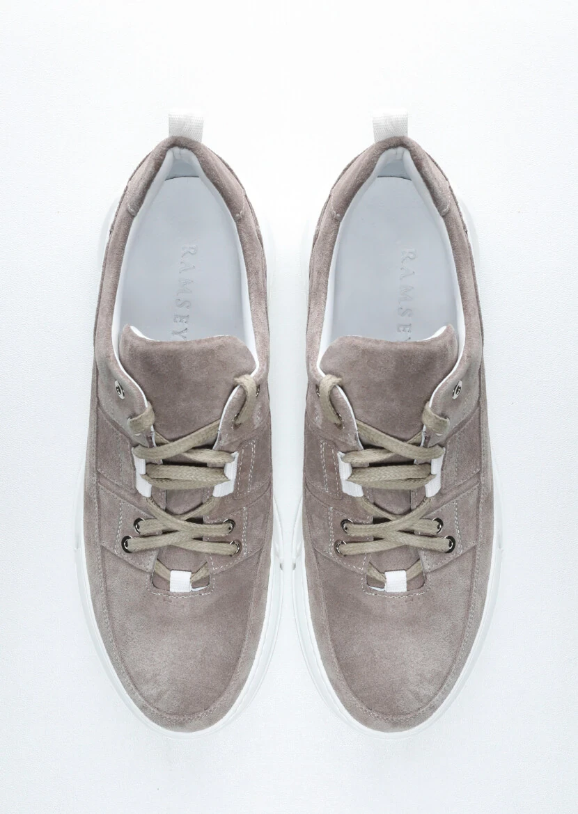 Bej Süet Casual Spor Ayakkabı - 5