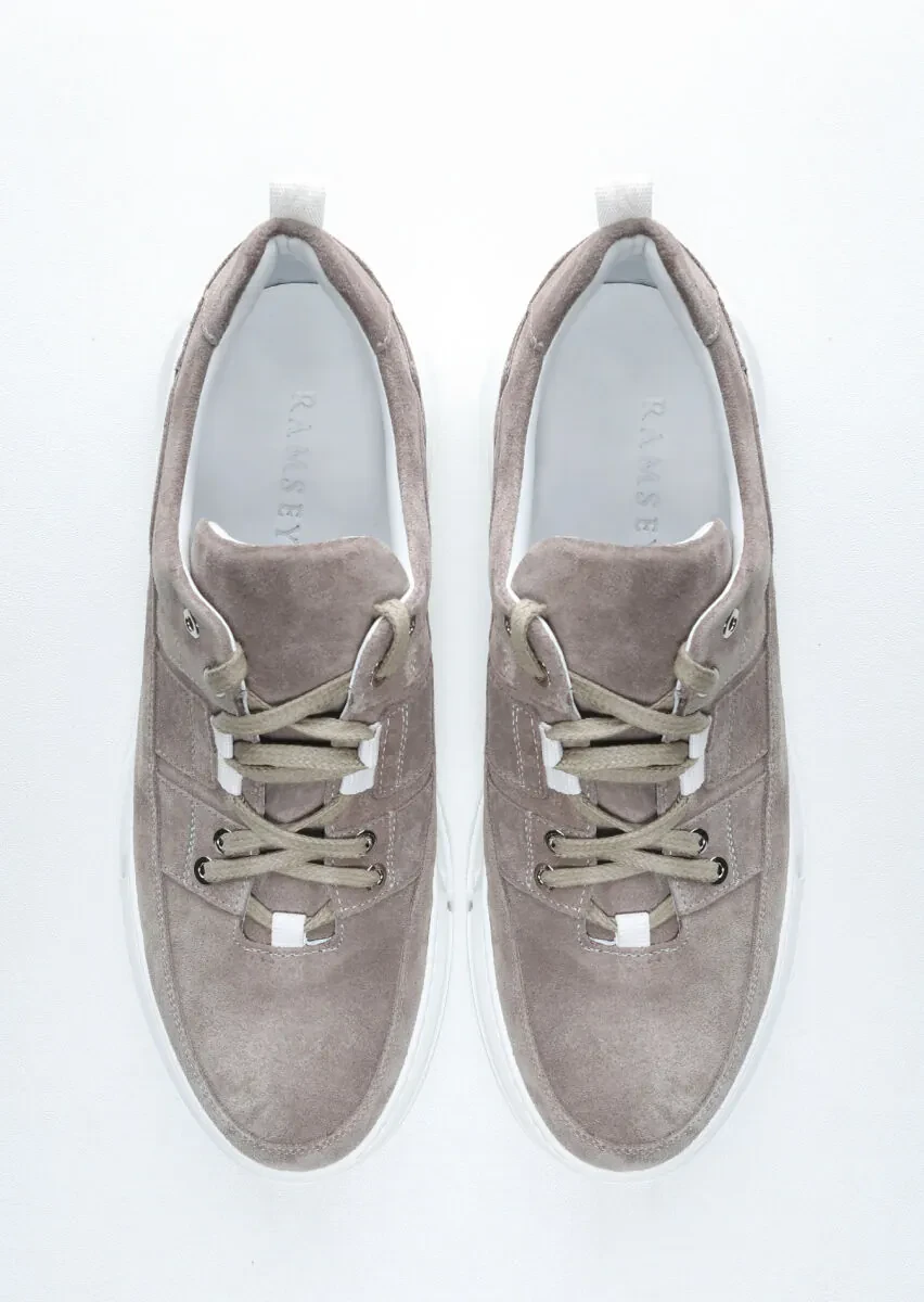 Bej Süet Casual Spor Ayakkabı - 5