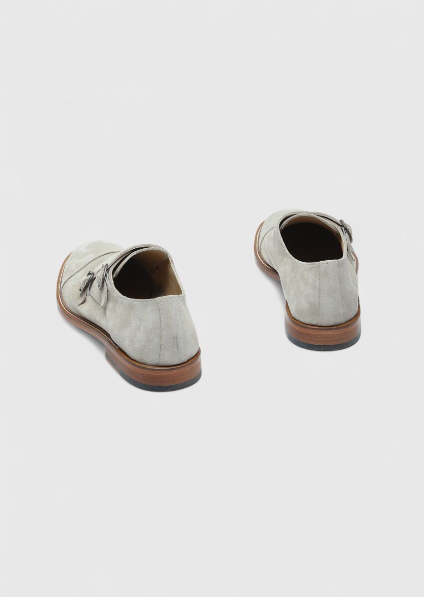 Bej Süet Klasik Loafer - 5