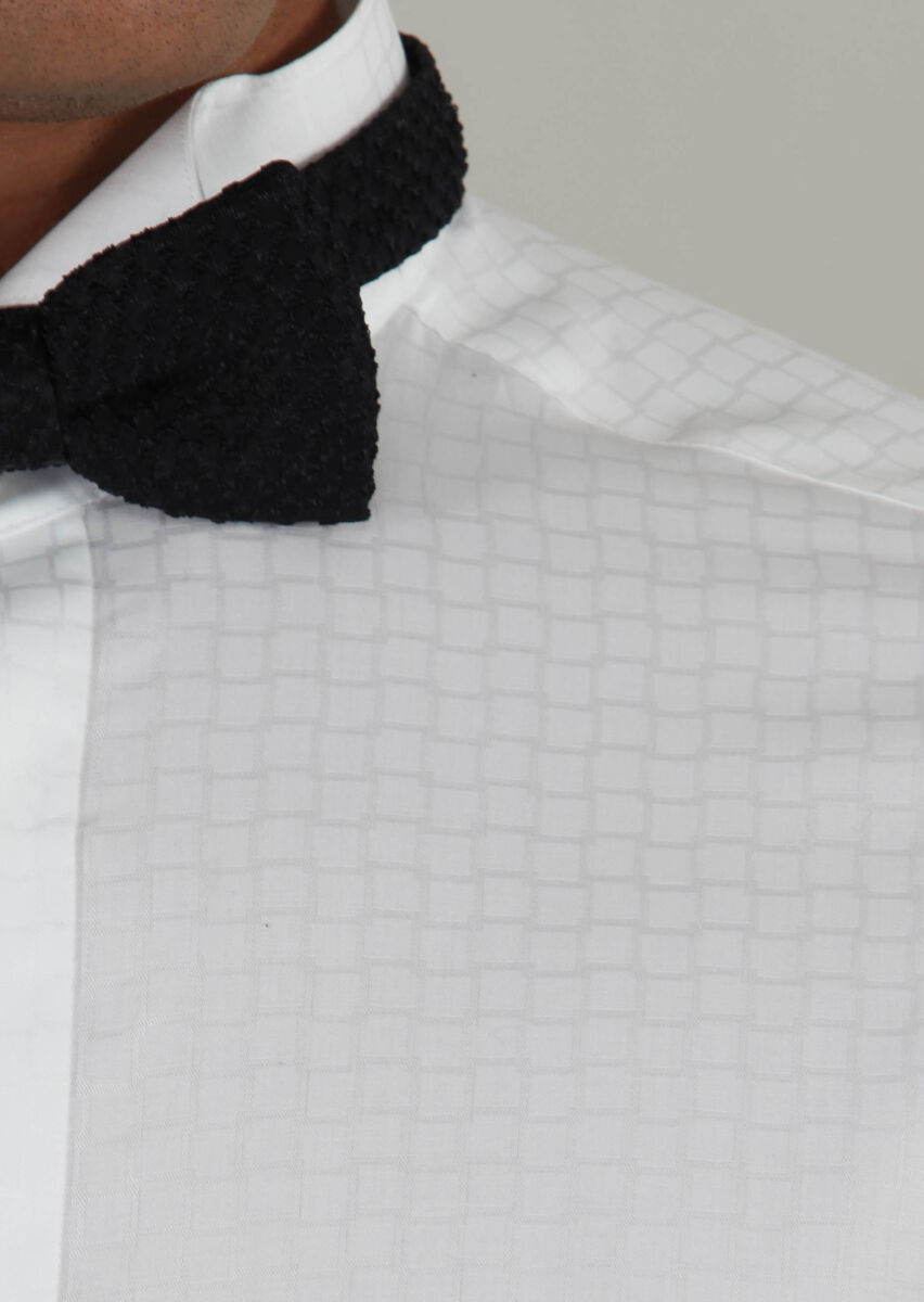 Beyaz %100 Pamuk Gömlek - 3