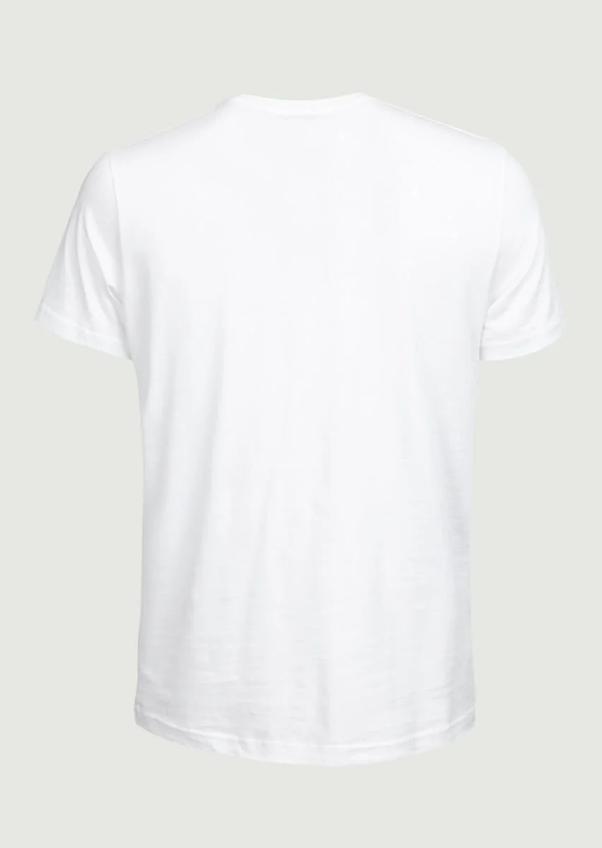 Beyaz %100 Pamuk T-Shirt - 7