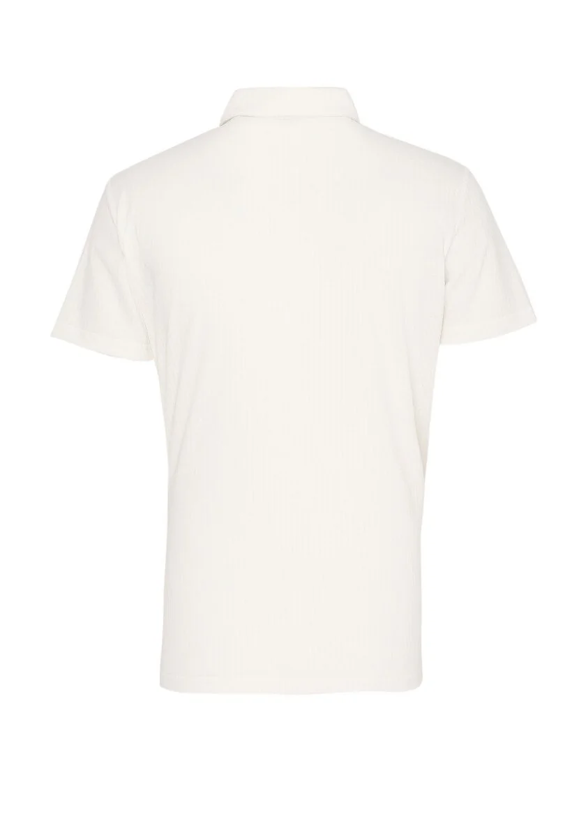 Beyaz Polo Yaka T-Shirt - 3