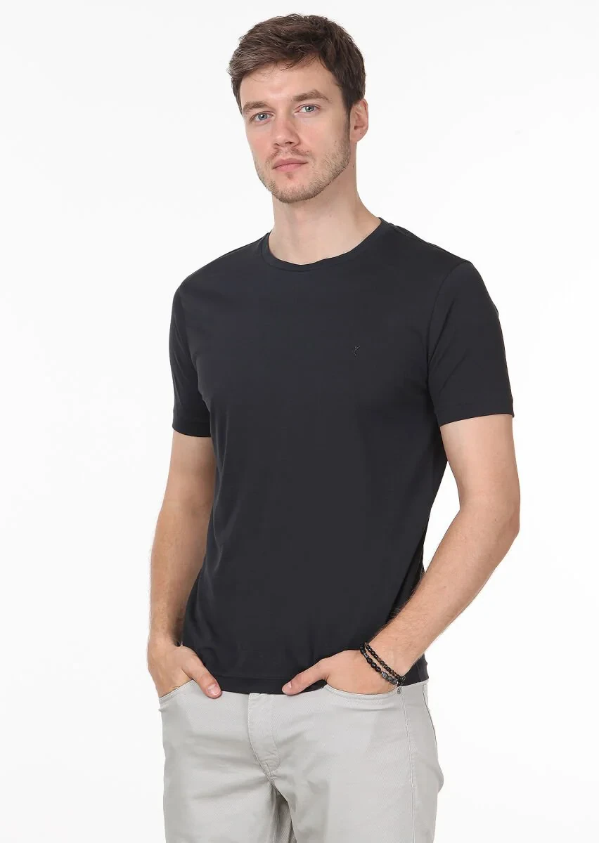 Black 100% Cotton T-Shirt - 1