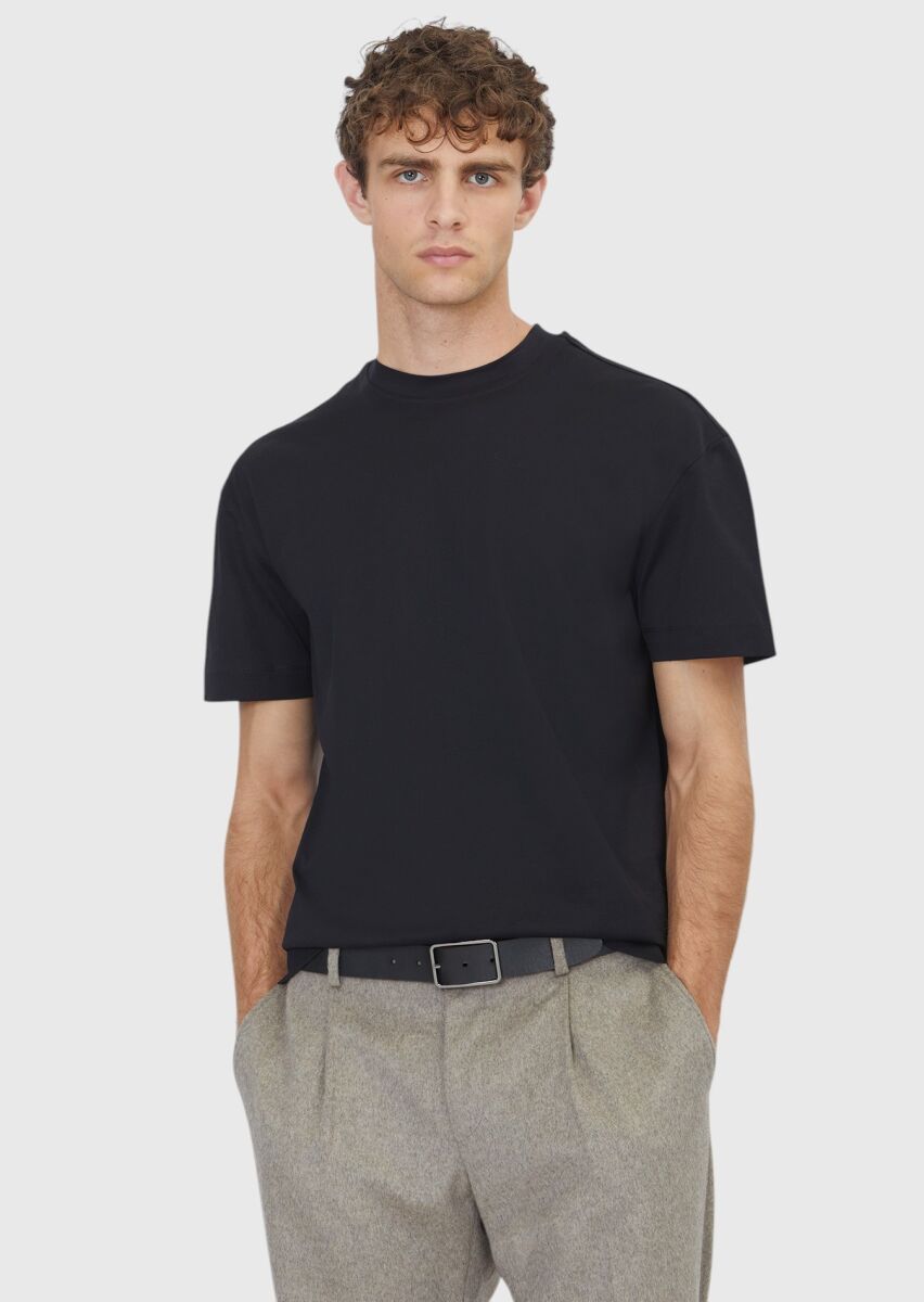 Black 100% Cotton T-Shirt - 1