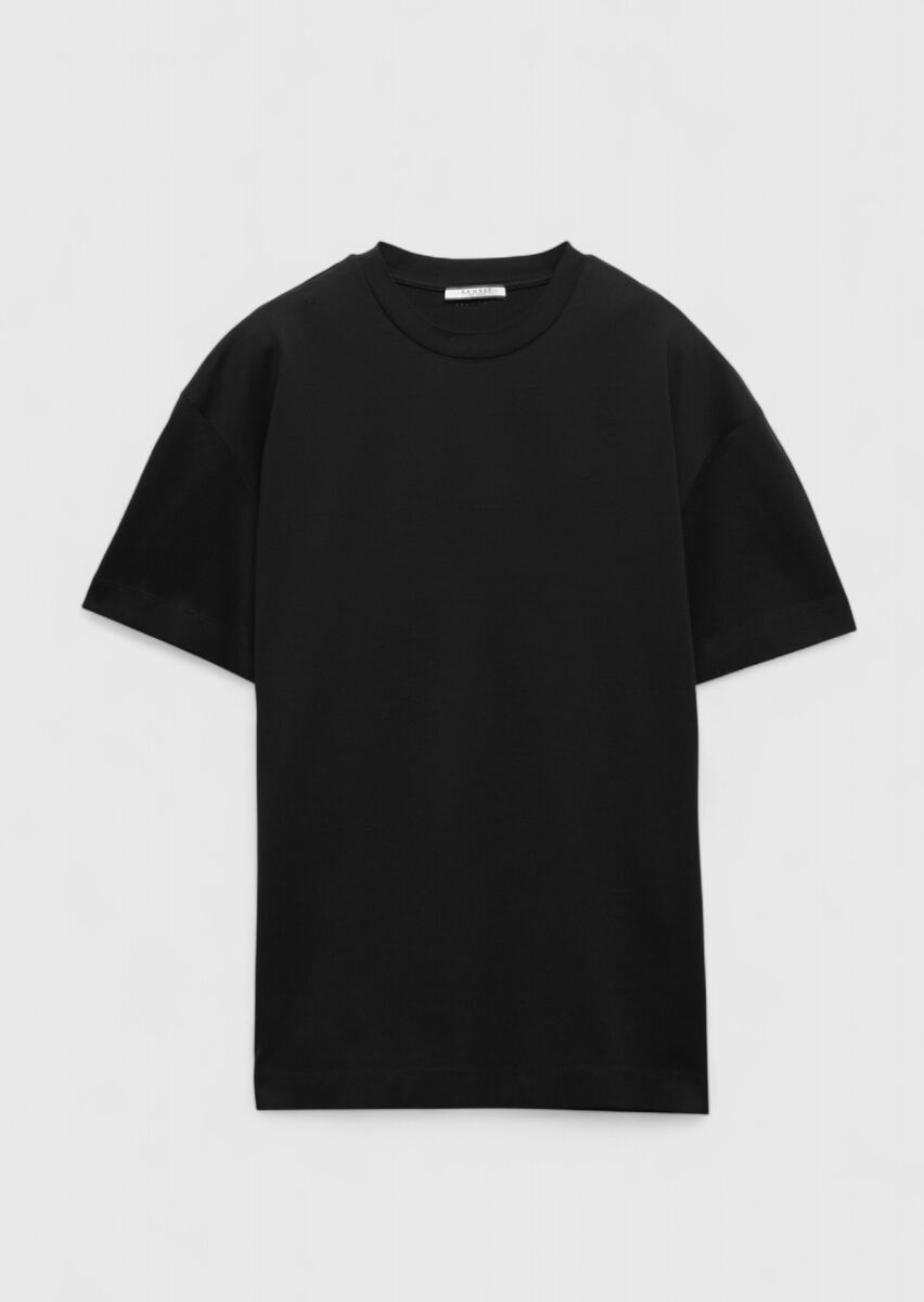 Black 100% Cotton T-Shirt - 5