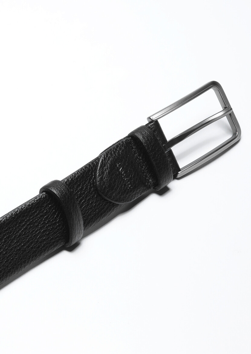 Black %100 Cow Leather Belt 