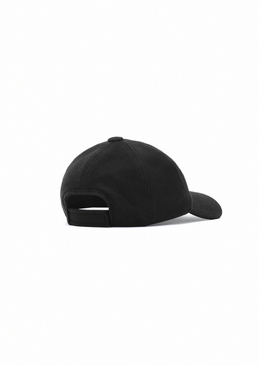 Black %100 Kaşmir Hat - 4
