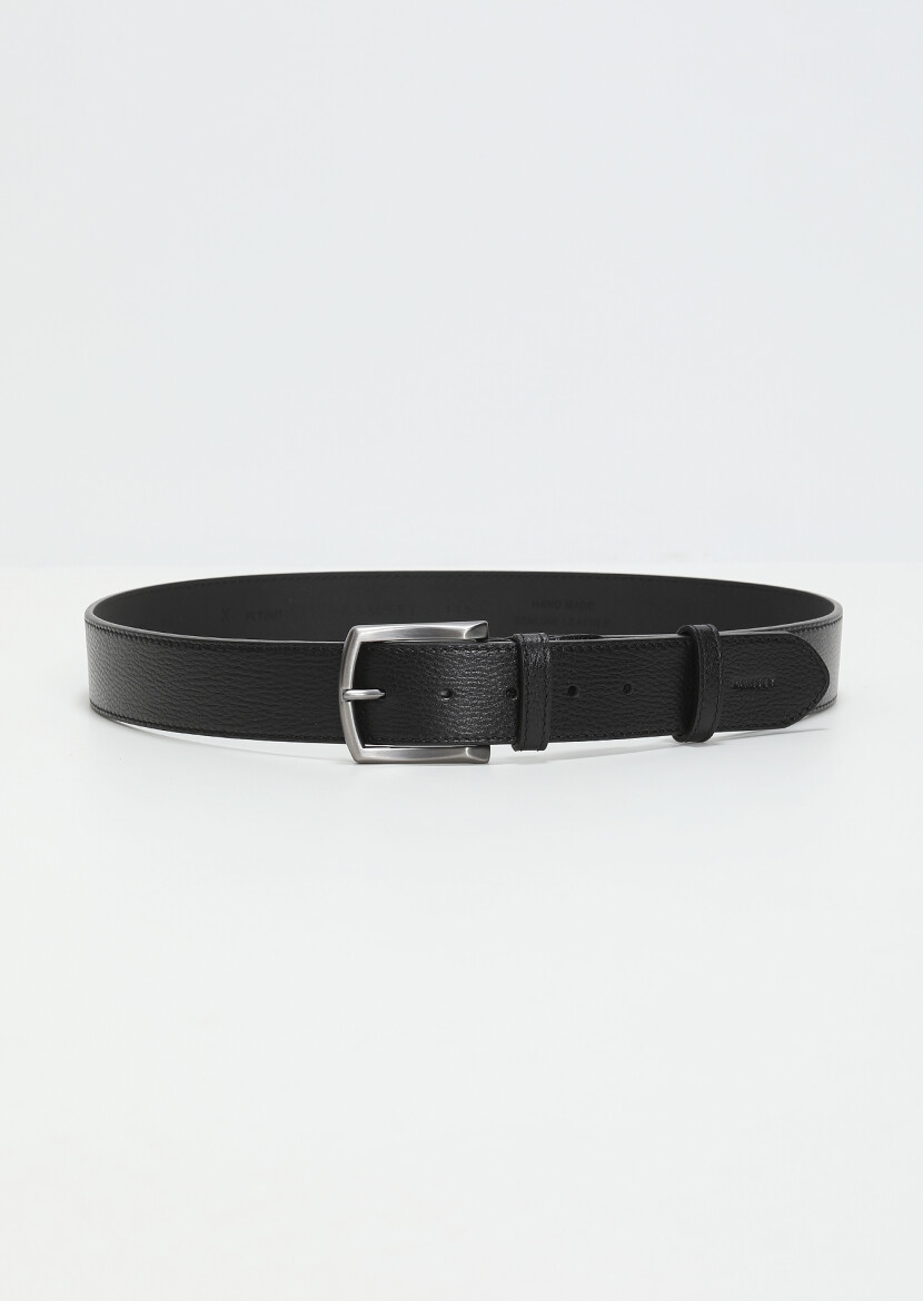 Black %100 Leather Belt 