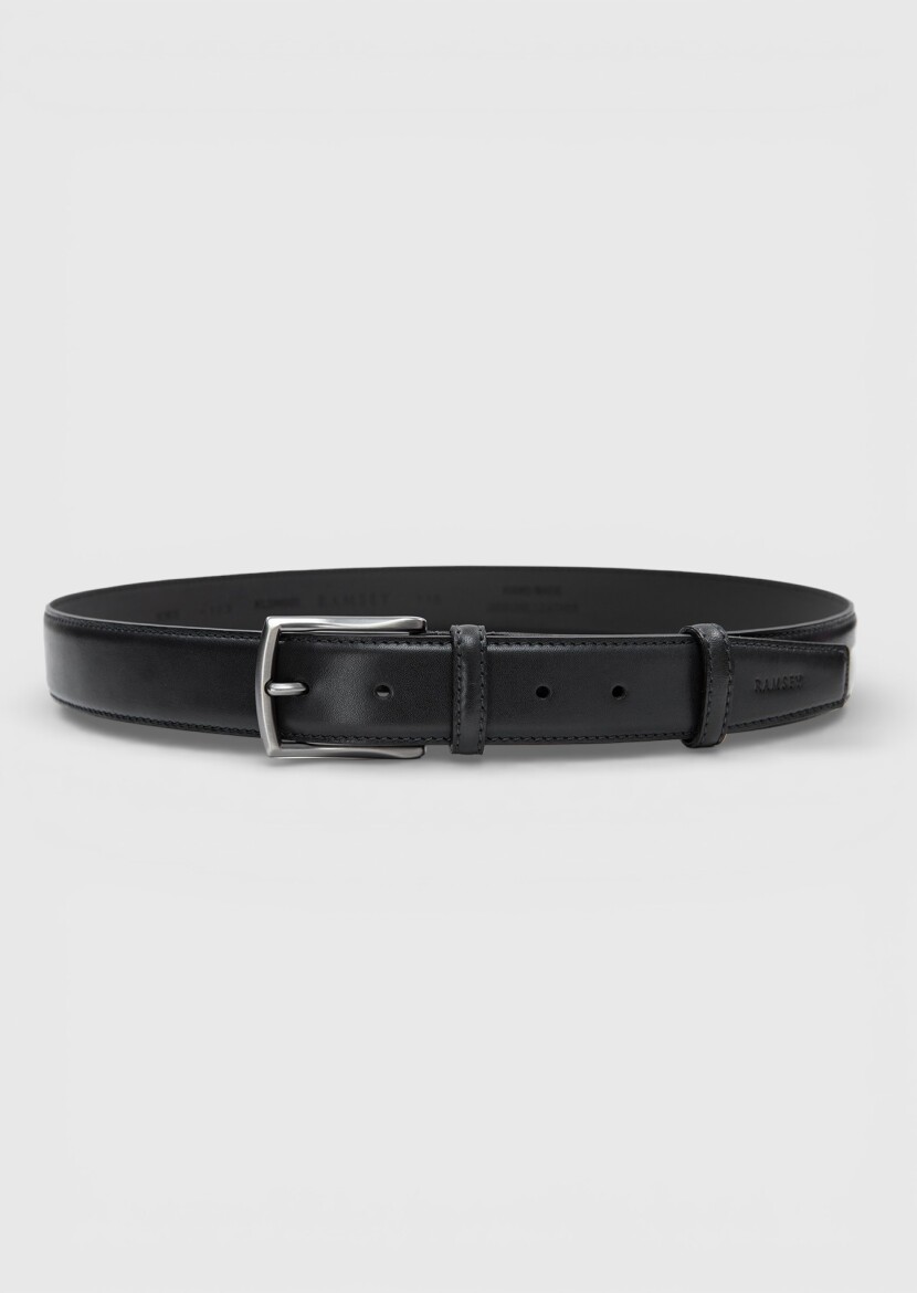 Black %100 Leather Belt 
