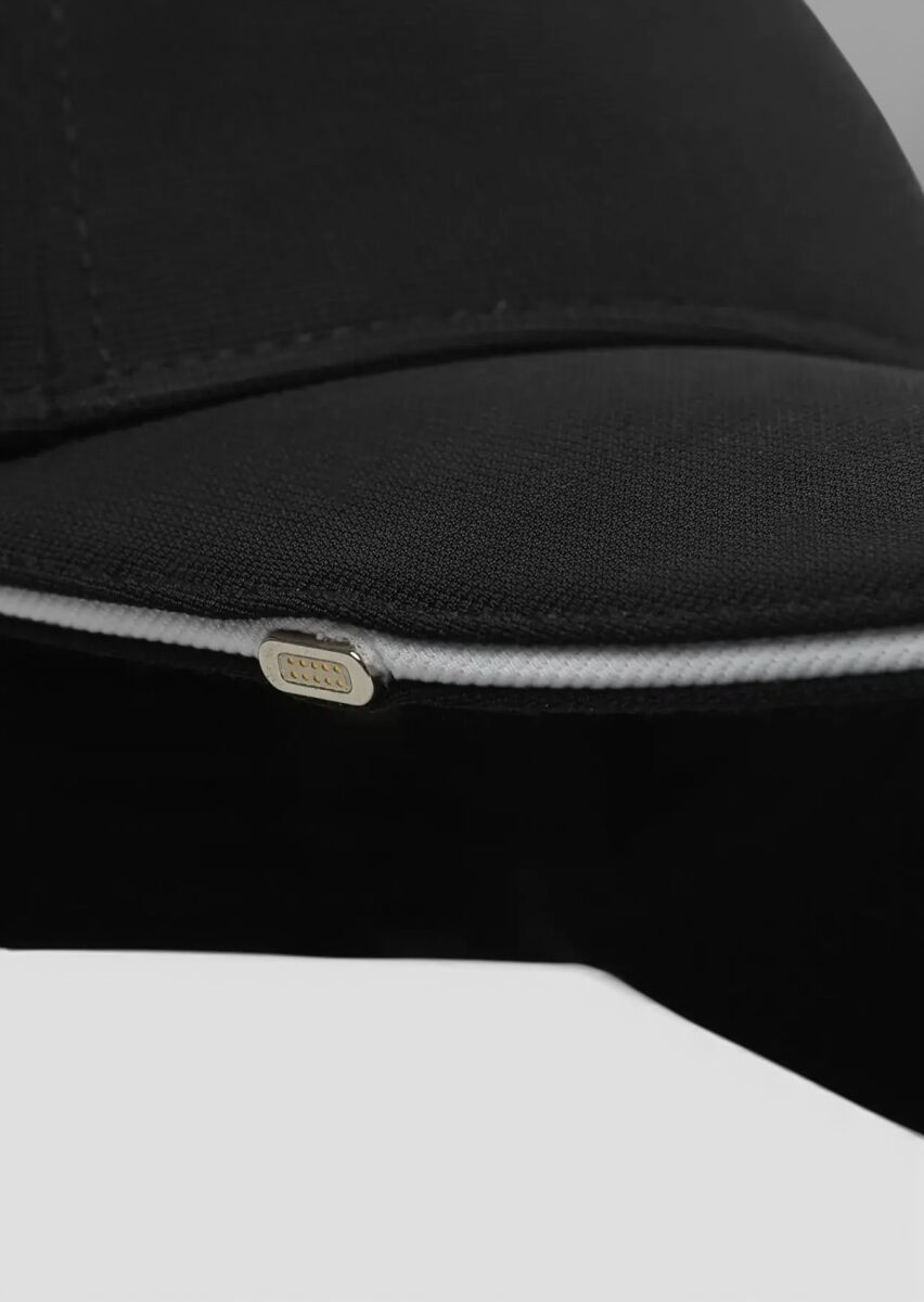 Black %100 Pamuk Hat - 3