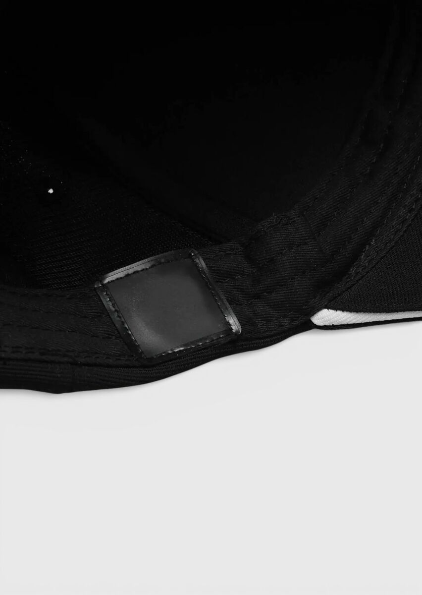 Black %100 Pamuk Hat - 5