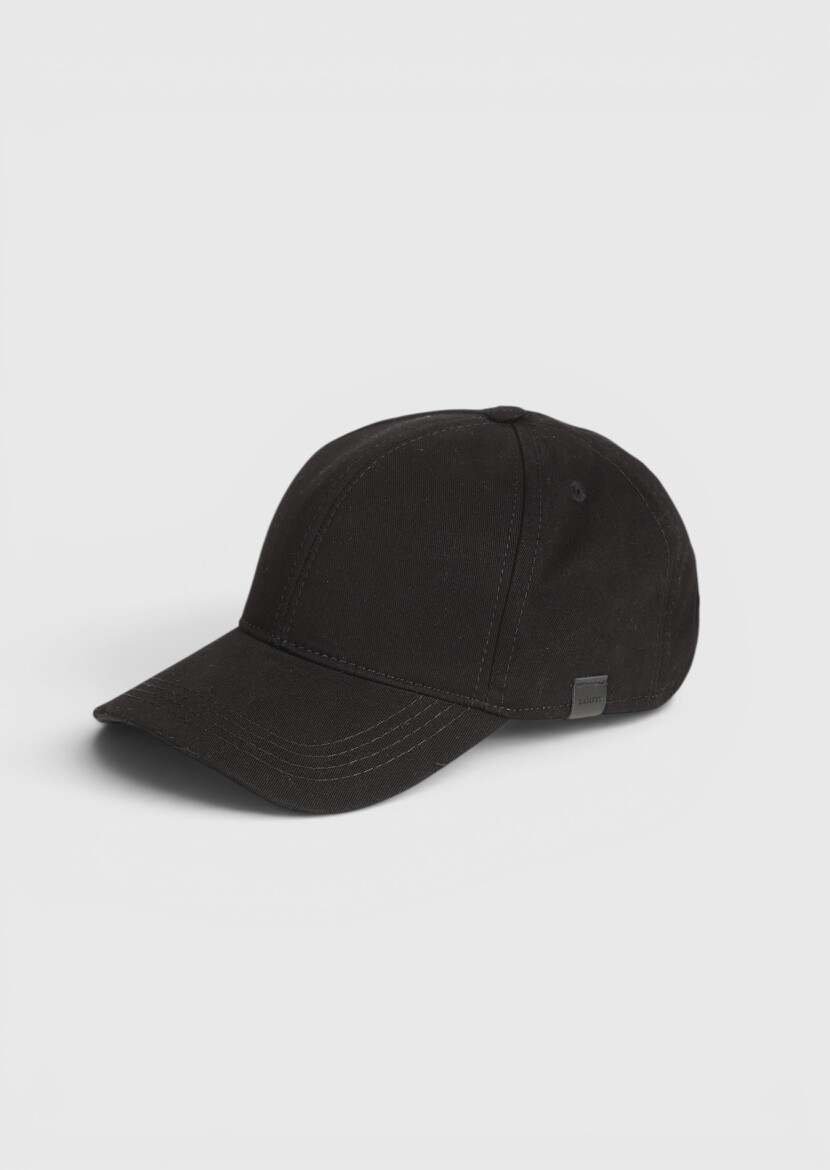 Black %100 Pamuk Hat 