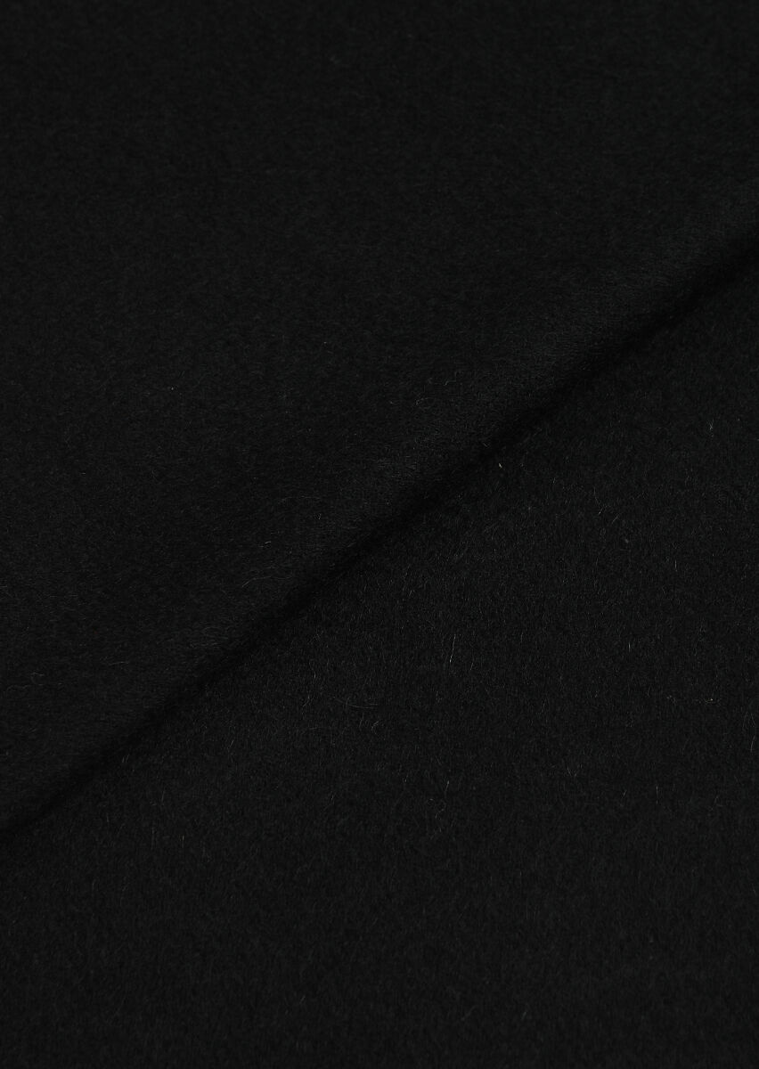 Black %100 Yün Scarf - 2