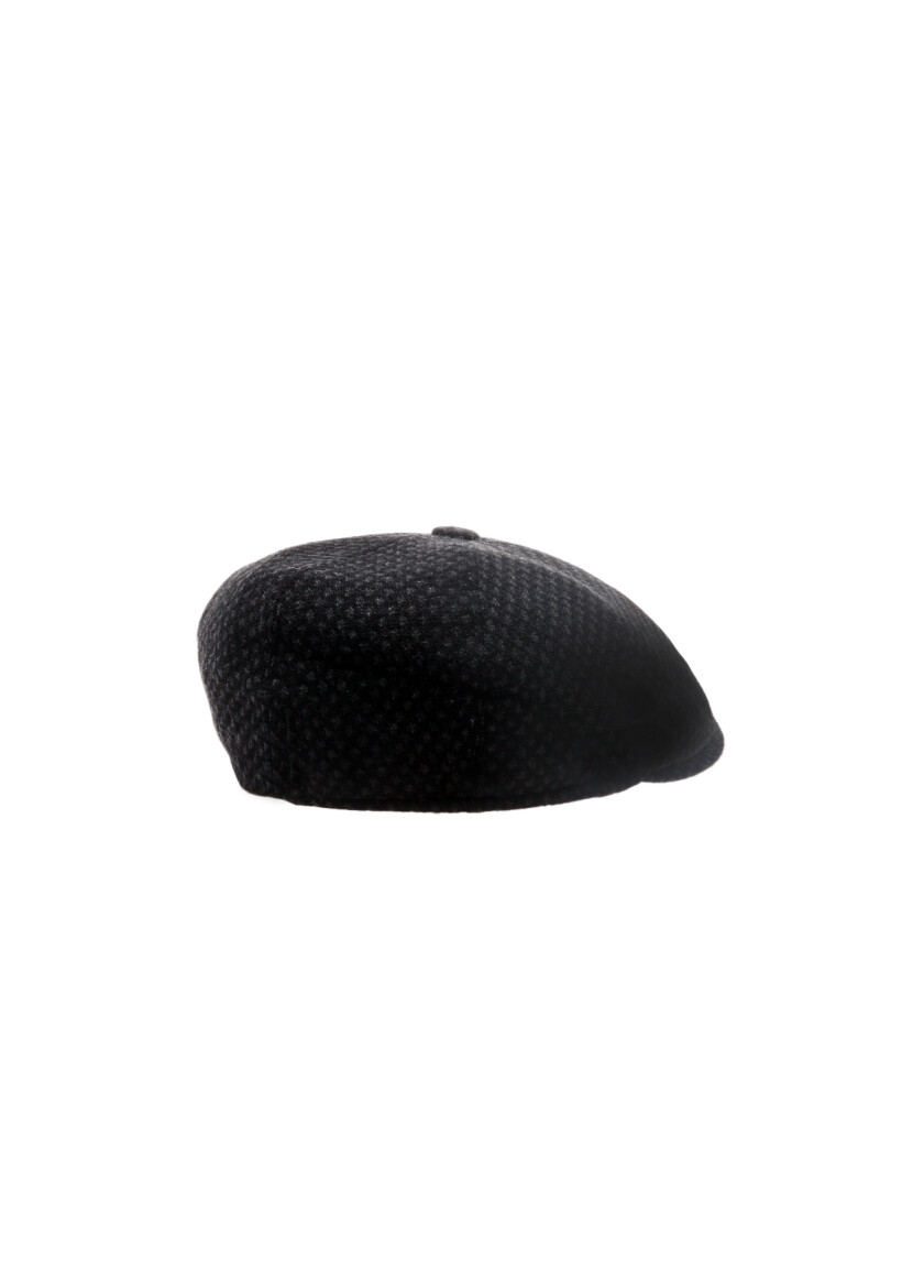 Black %50 Polyester ,%50 Yün Hat - 3