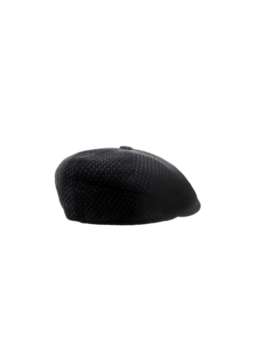 Black %50 Polyester ,%50 Yün Hat - 3