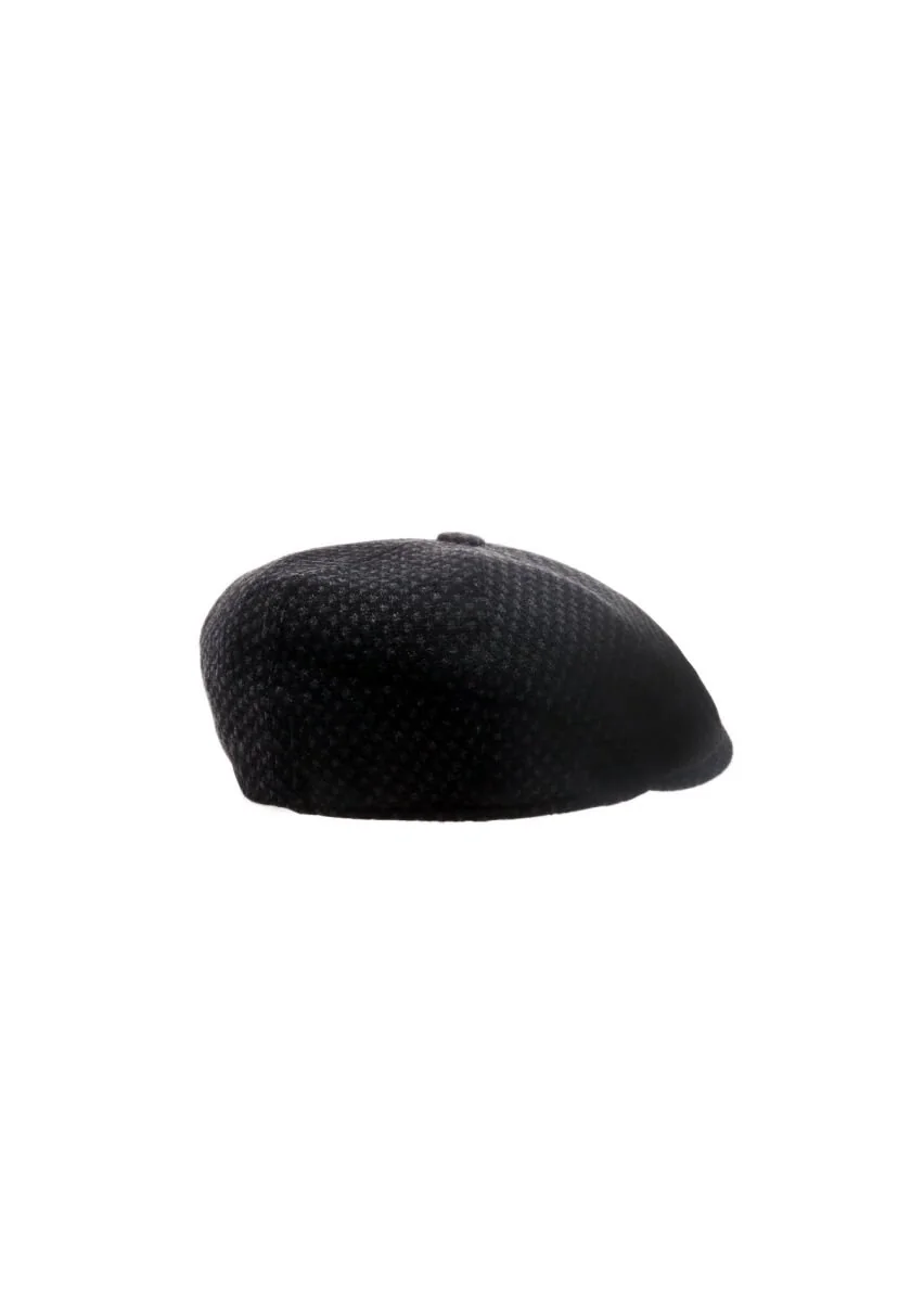 Black %50 Polyester ,%50 Yün Hat - 3