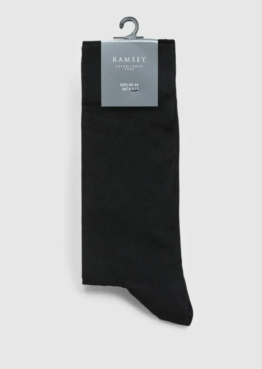 Black %80 Pamuk ,%20 Polyamid Socks - 1