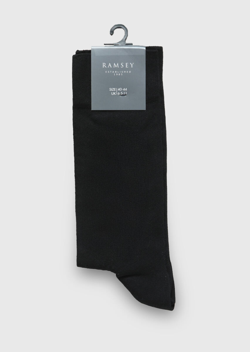 Black %80 Pamuk ,%20 Polyamid Socks - 1
