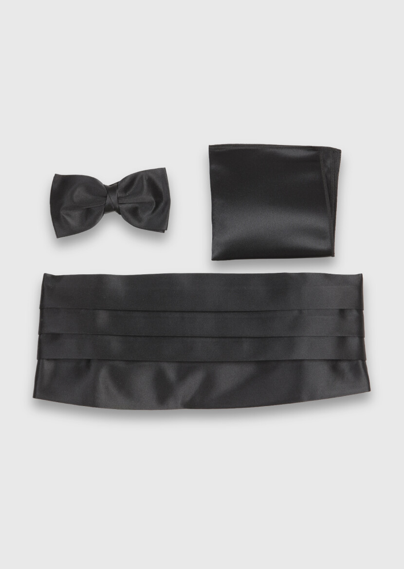 Black Bow Tie Set - RAMSEY