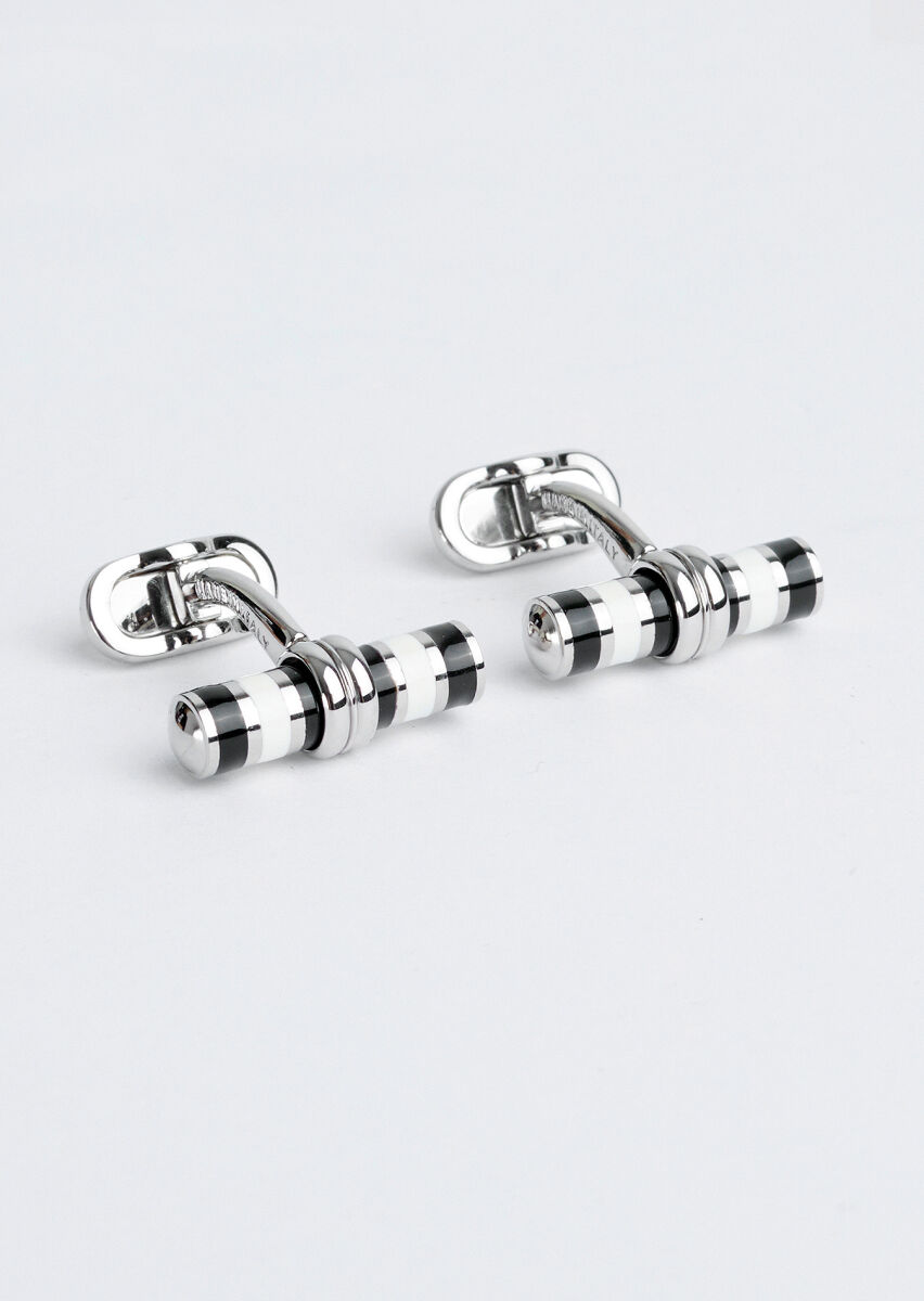 Black Brass Cuff Link - 1