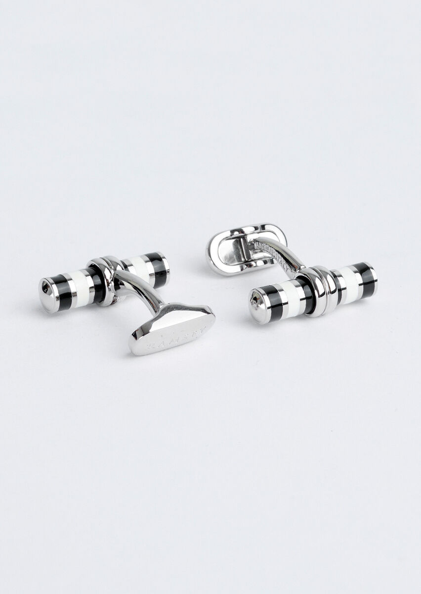 Black Brass Cuff Link - 2