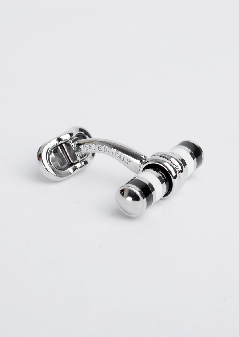 Black Brass Cuff Link - 3