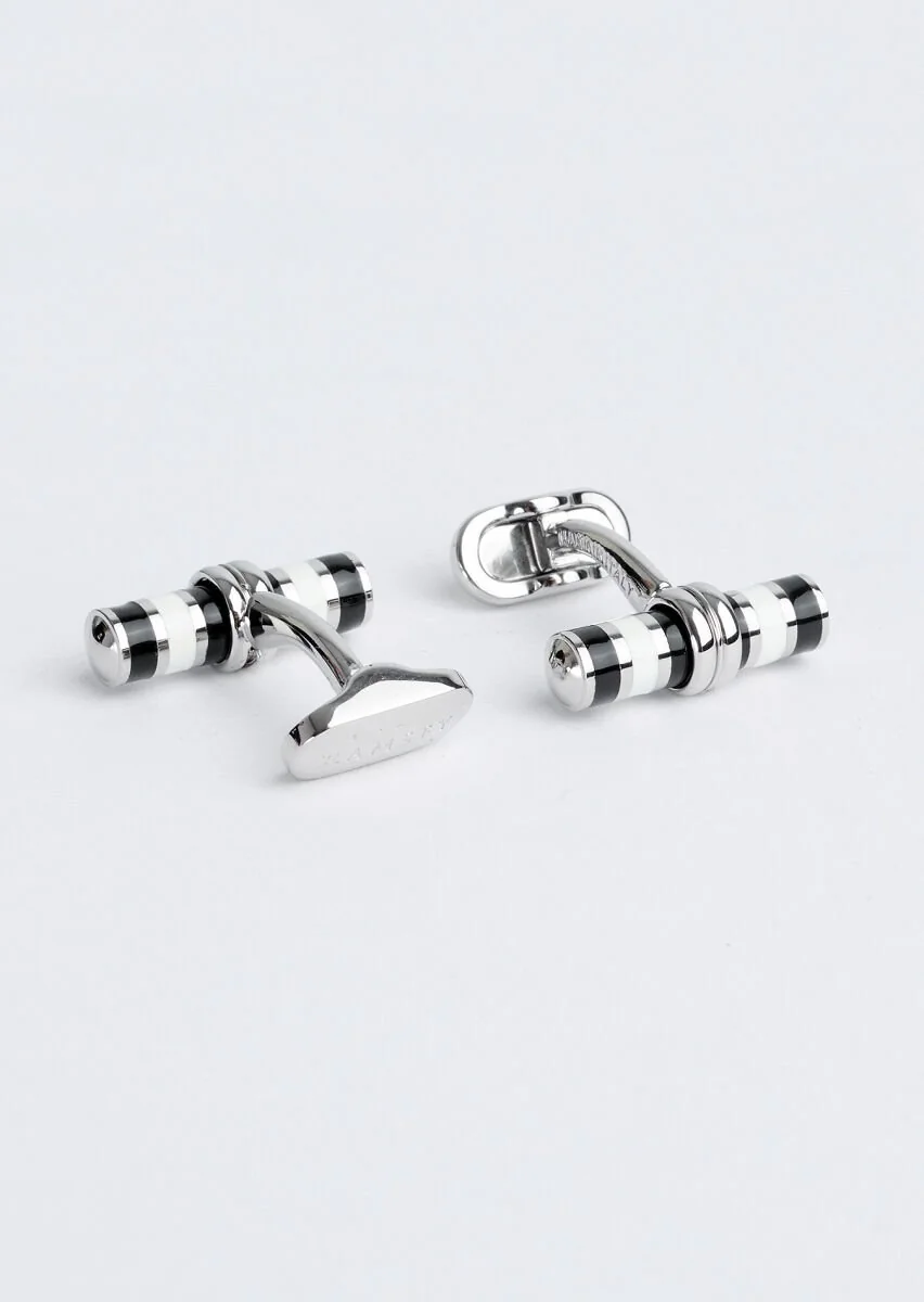 Black Brass Cuff Link - 2