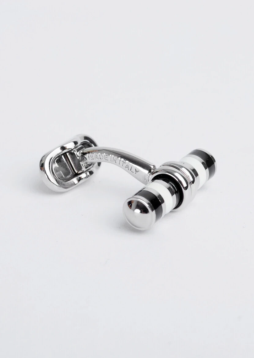 Black Brass Cuff Link - 3