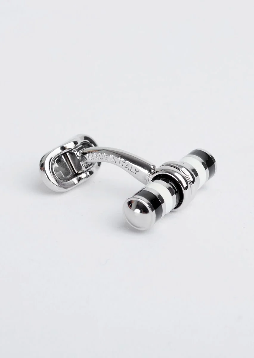 Black Brass Cuff Link - 3