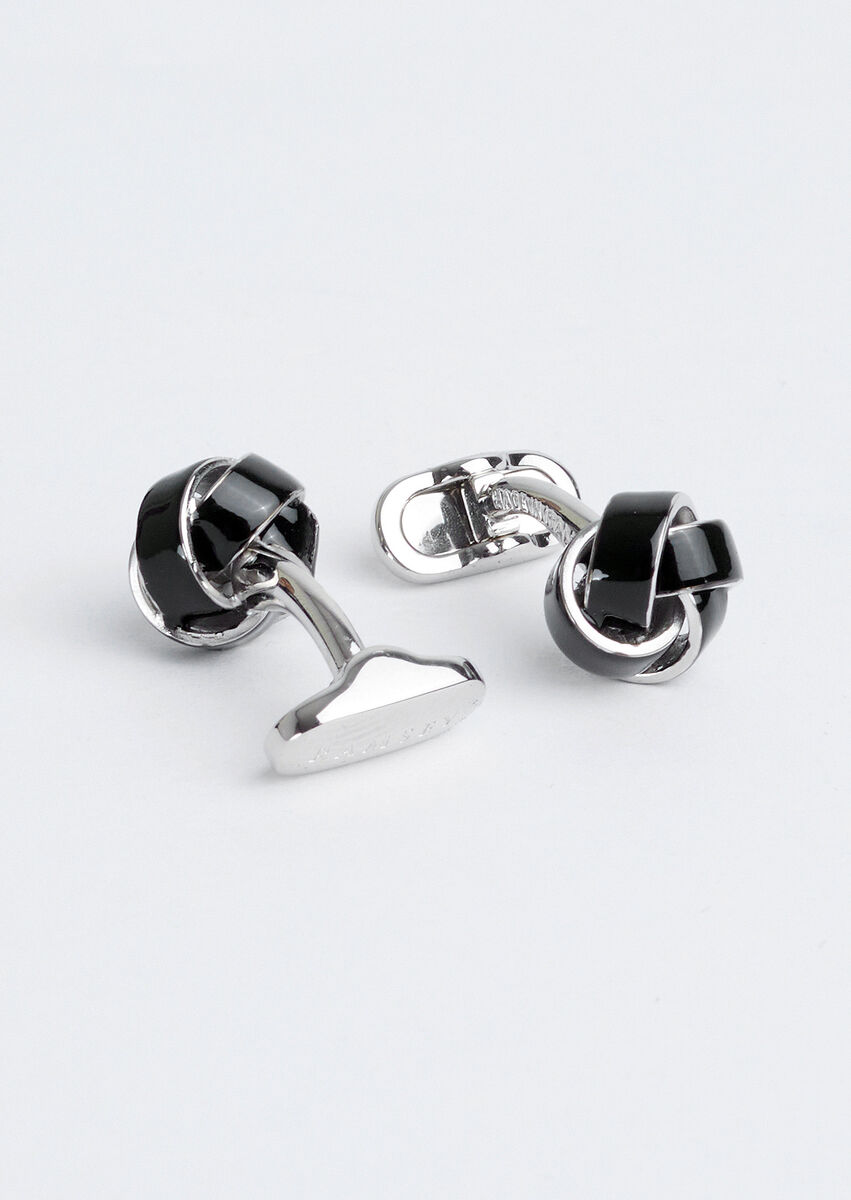 Black Brass Cuff Link - 2