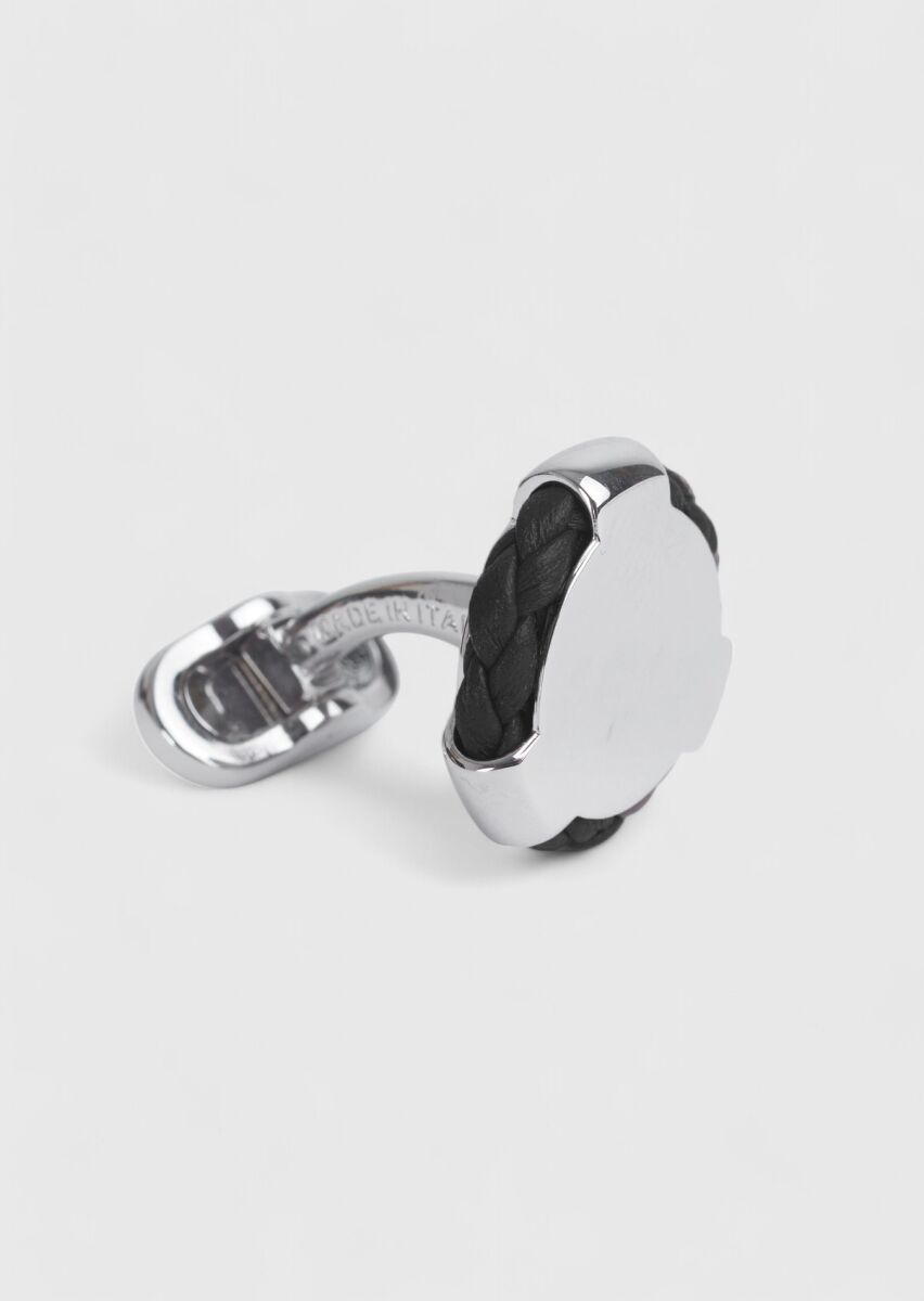 Black Brass Cuff Link - 3