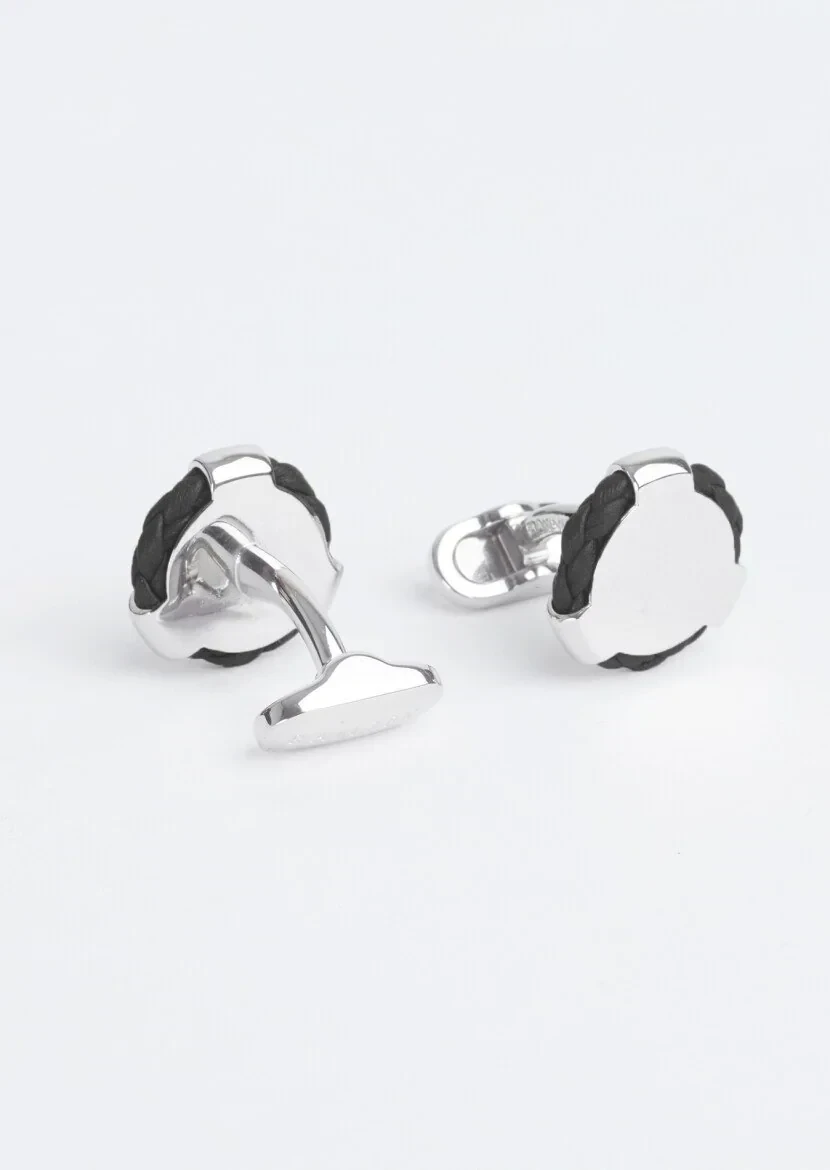 Black Brass Cuff Link 