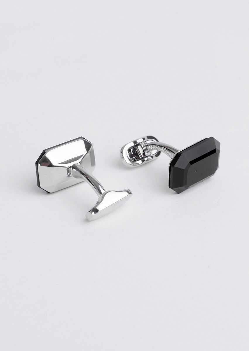 Black Brass Cuff Link - 2