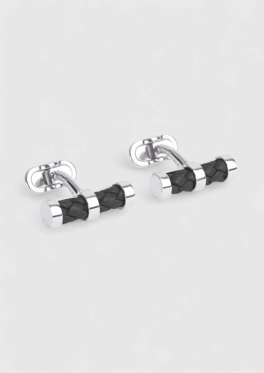 Black Brass Cuff Link - 1